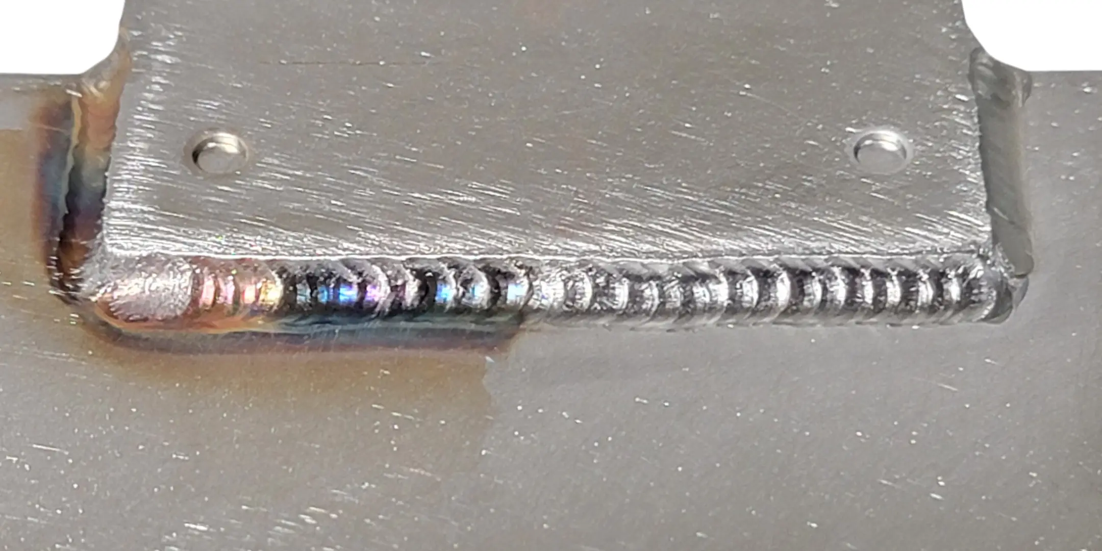 Welds with no discoloration